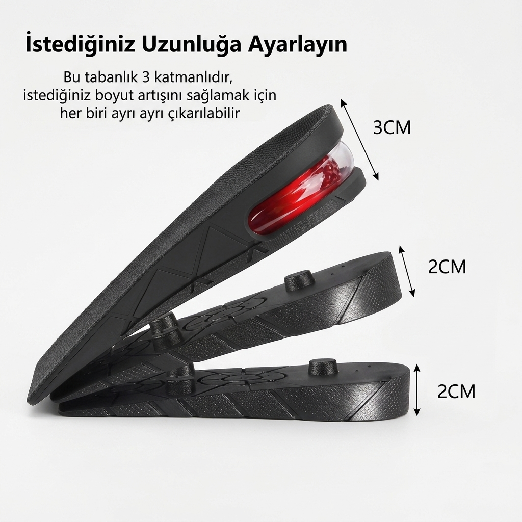 Yükselti Topuk Yükseltici Tabanlık – 7 cm